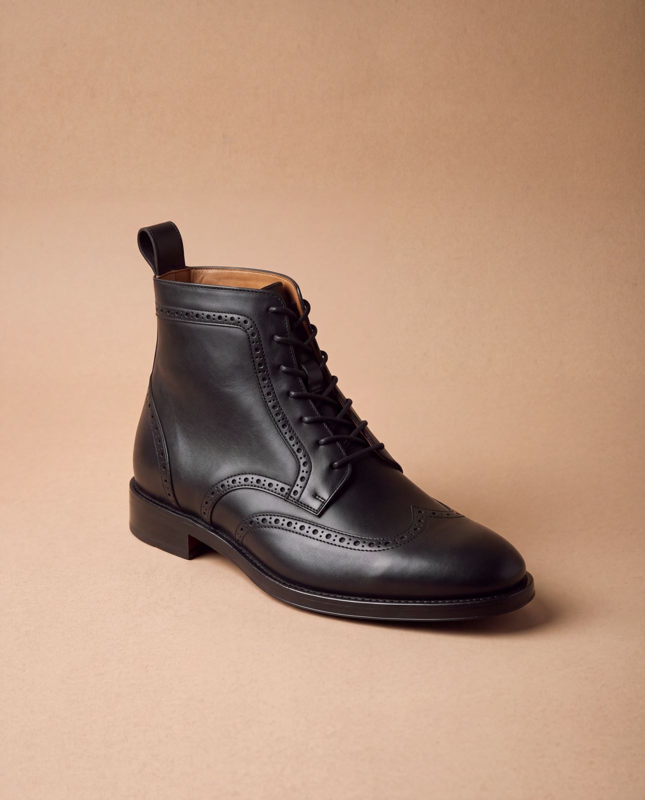 Men's Brogue Boot (Black)