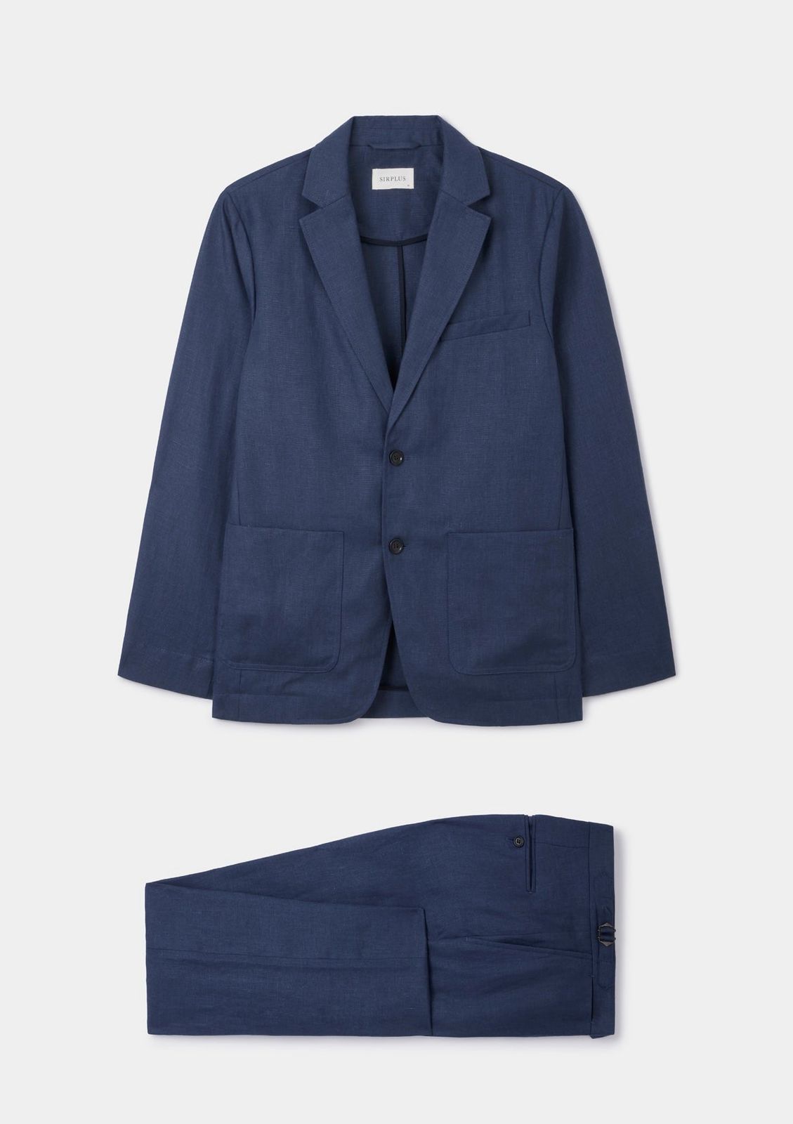 Blue Nights Linen Suit