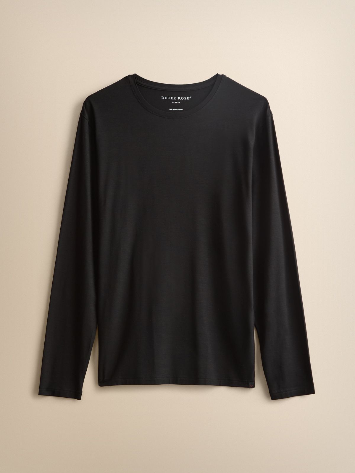 Basel Micro Modal Long Sleeve T-shirt Black