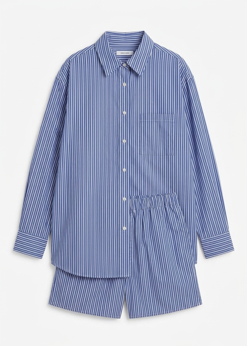 Mirca Boxer Shorts - Blue Multi Stripe