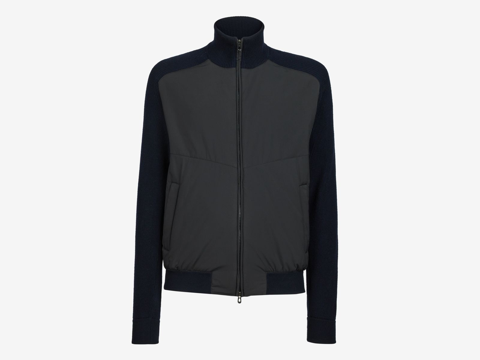 Knit Hybrid Bomber