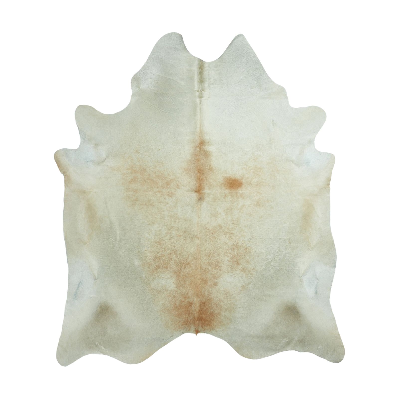 Cowhide Rug - Beige & White (250cm x 220cm)