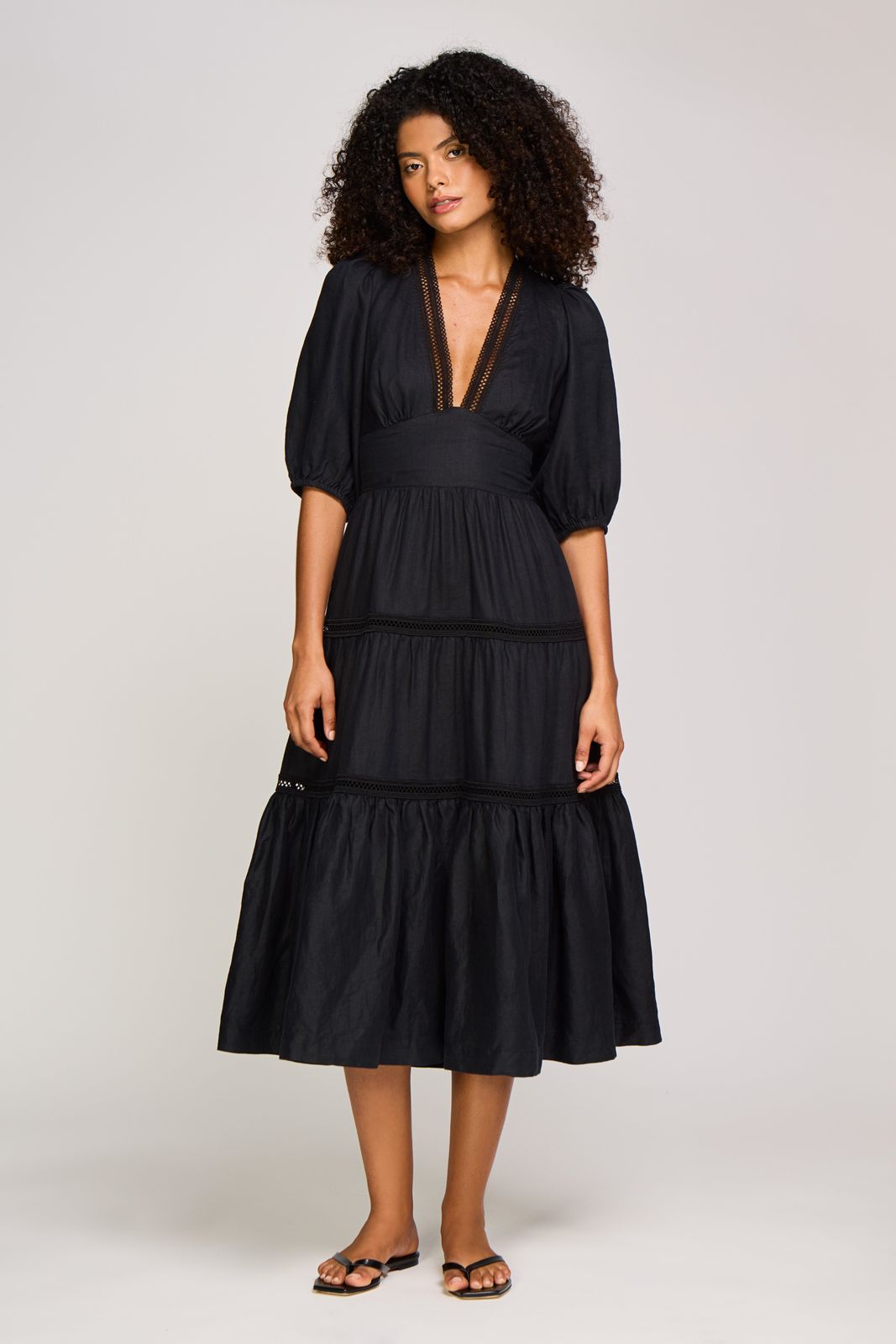 Meteora Lace Midi Dress