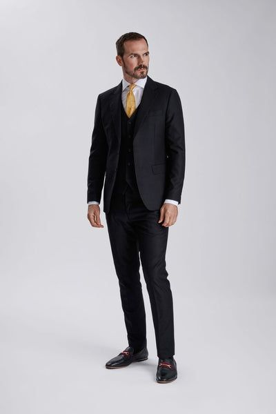 Fabio Black Three Piece Suit