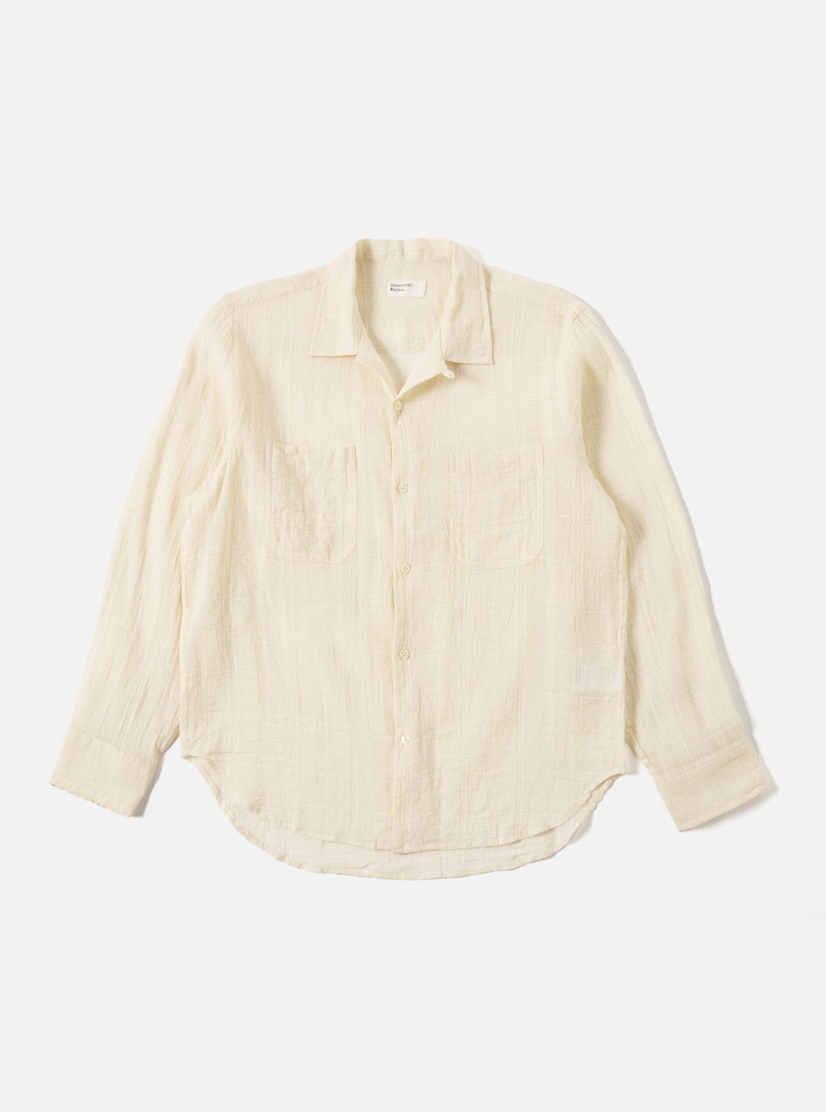 Ecru Acapulco Weave Work Shirt