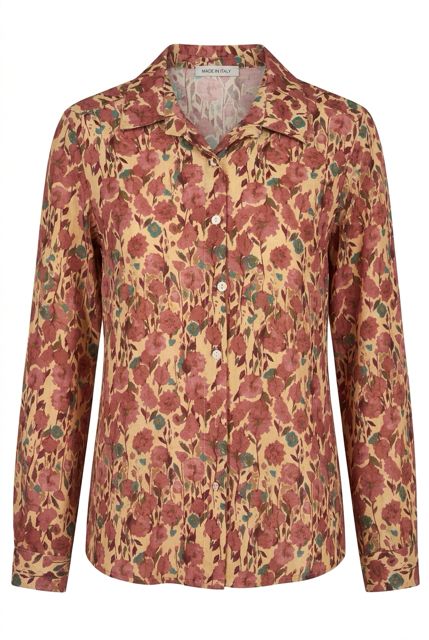 Willow Shirt In Dusty Rose Floral
