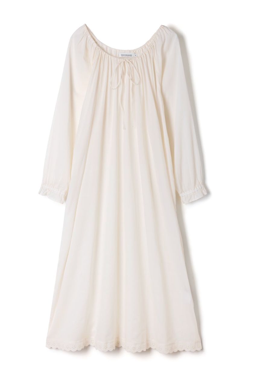 Light & Easy Long Sleeve Nightie Cream