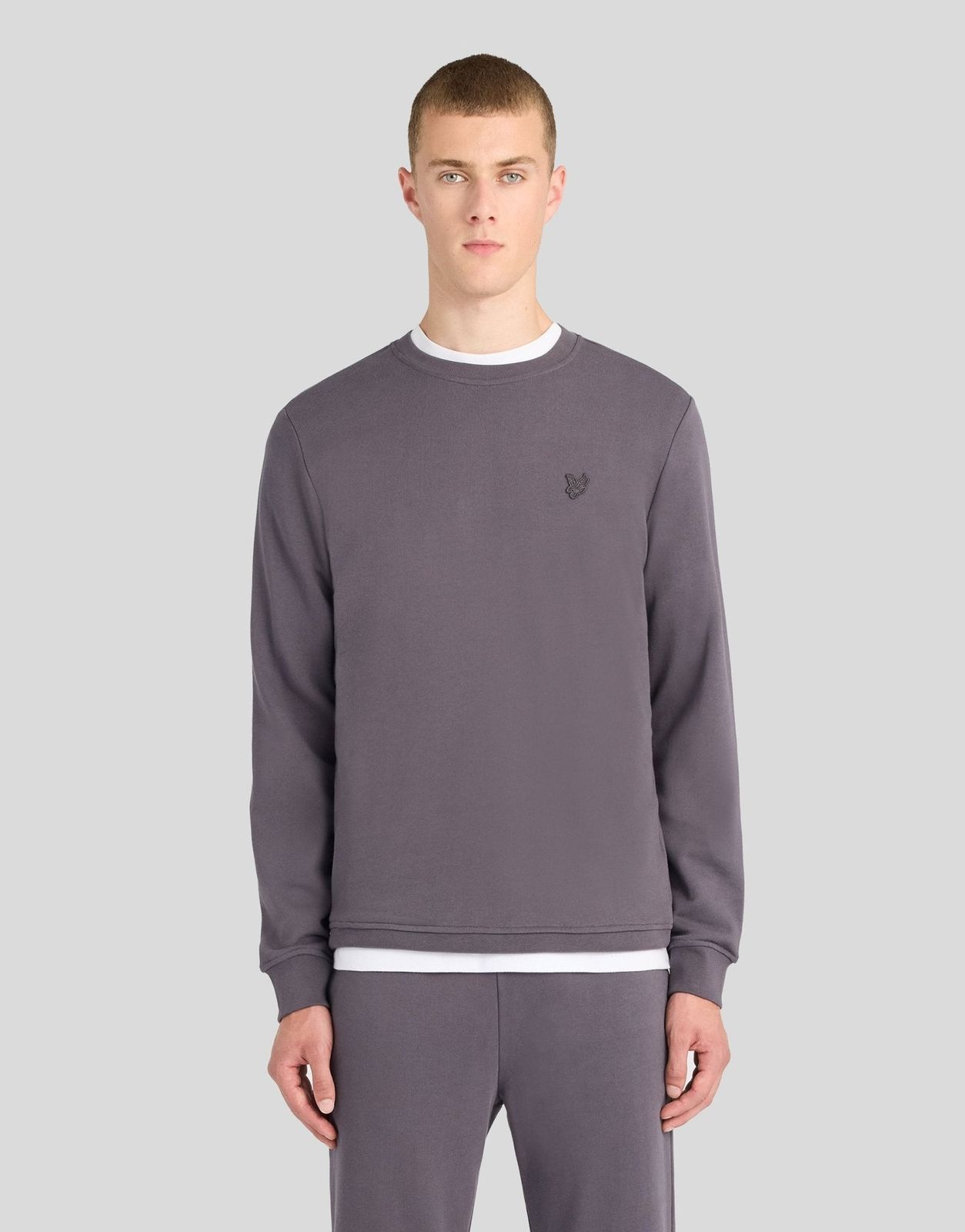 Superfine Cotton Crew Neck Sweatshirt