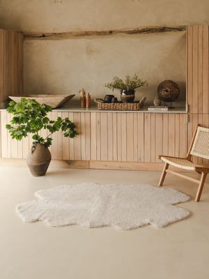 Quatro Shearling Rug - Moonlight