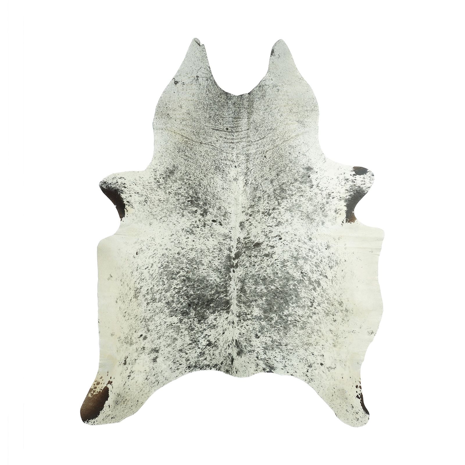 Cowhide Rug - Speckled Black & White (230cm x 190cm)