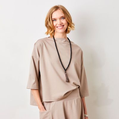 Yaalah Punta Milano Wide Top With Side Splits