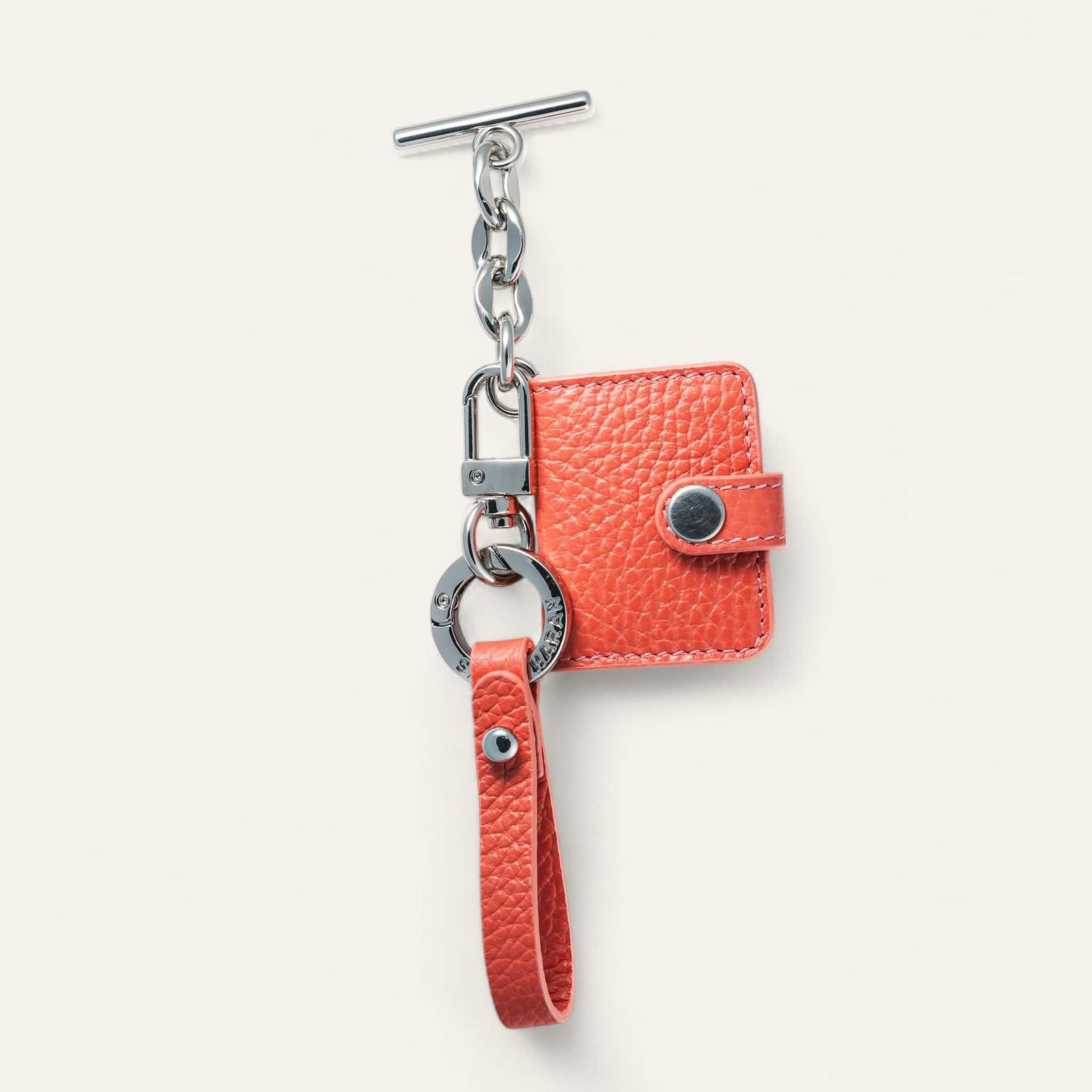 Moments Tassel | Coral with Silver hardware
