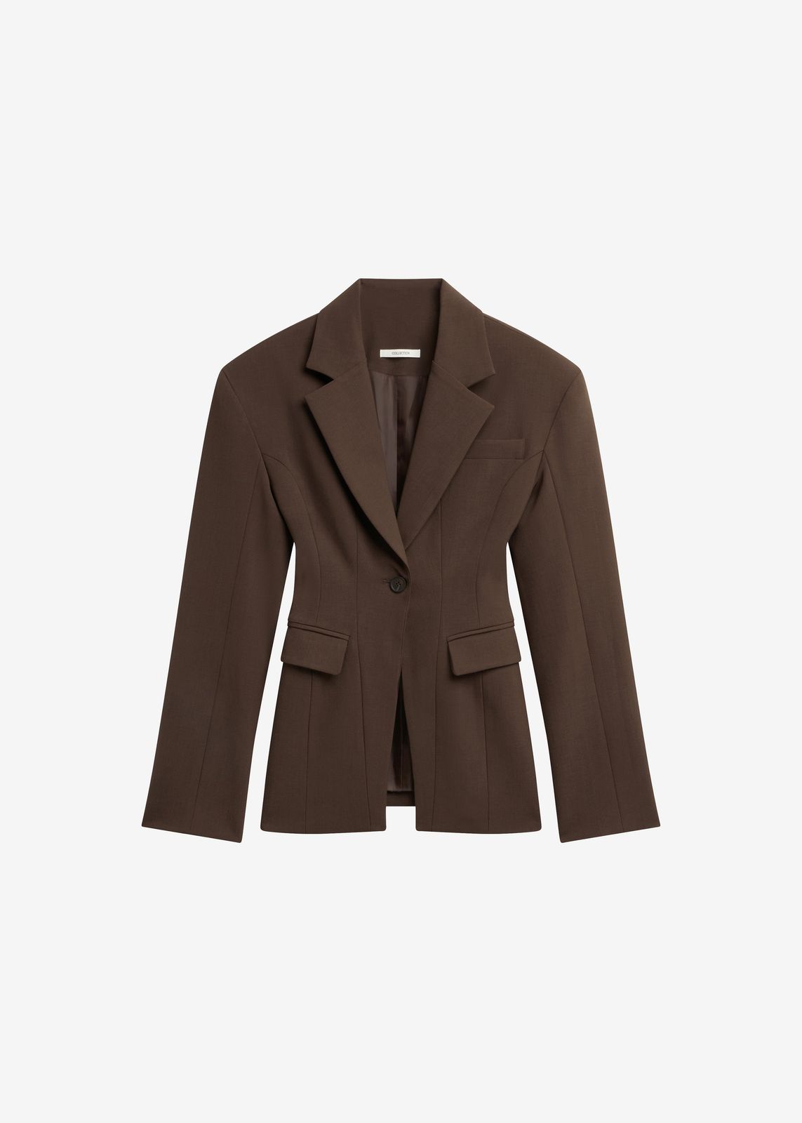 Bianca Hourglass Blazer - Brown