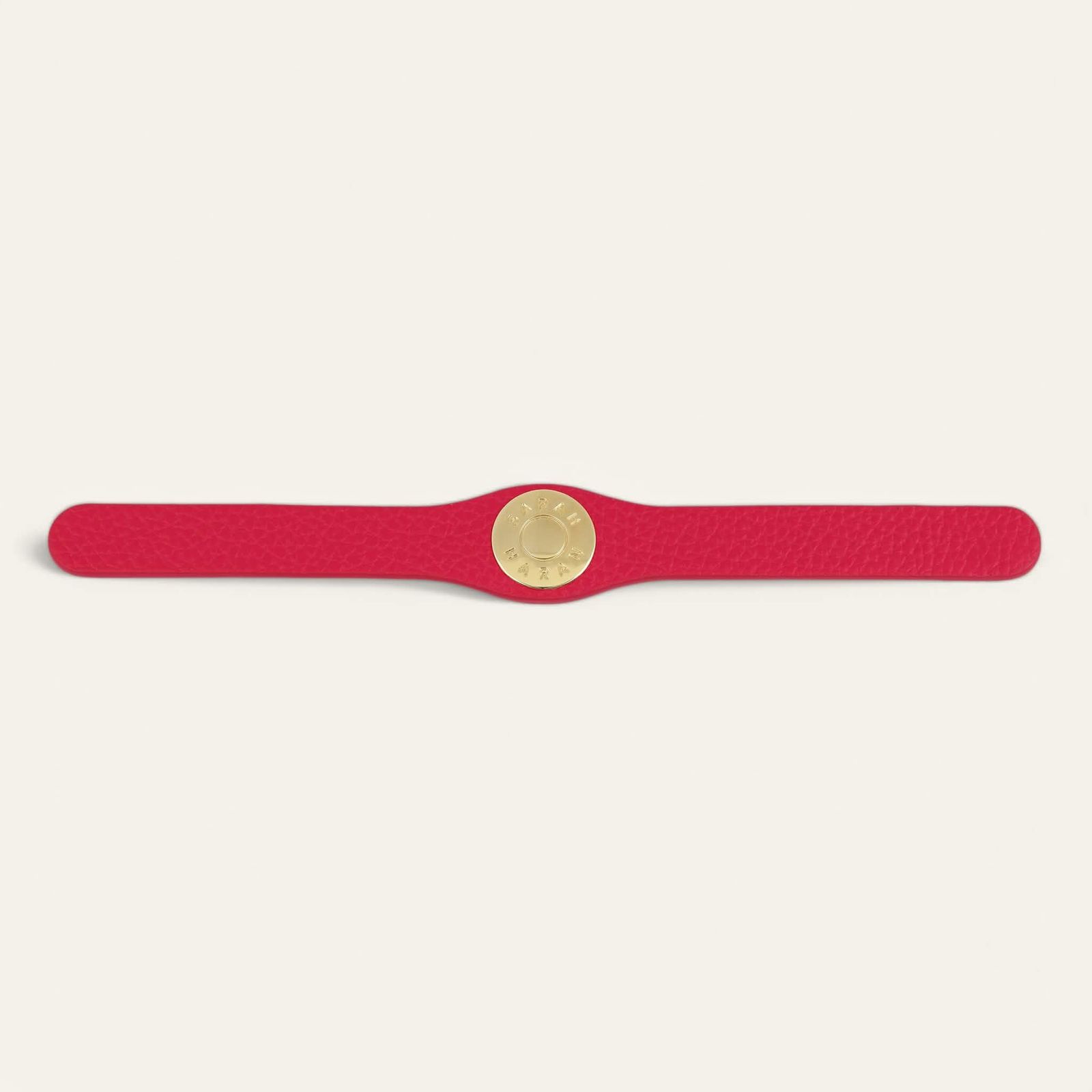 Deco Logo Classic | Pillarbox Red with Gold hardware