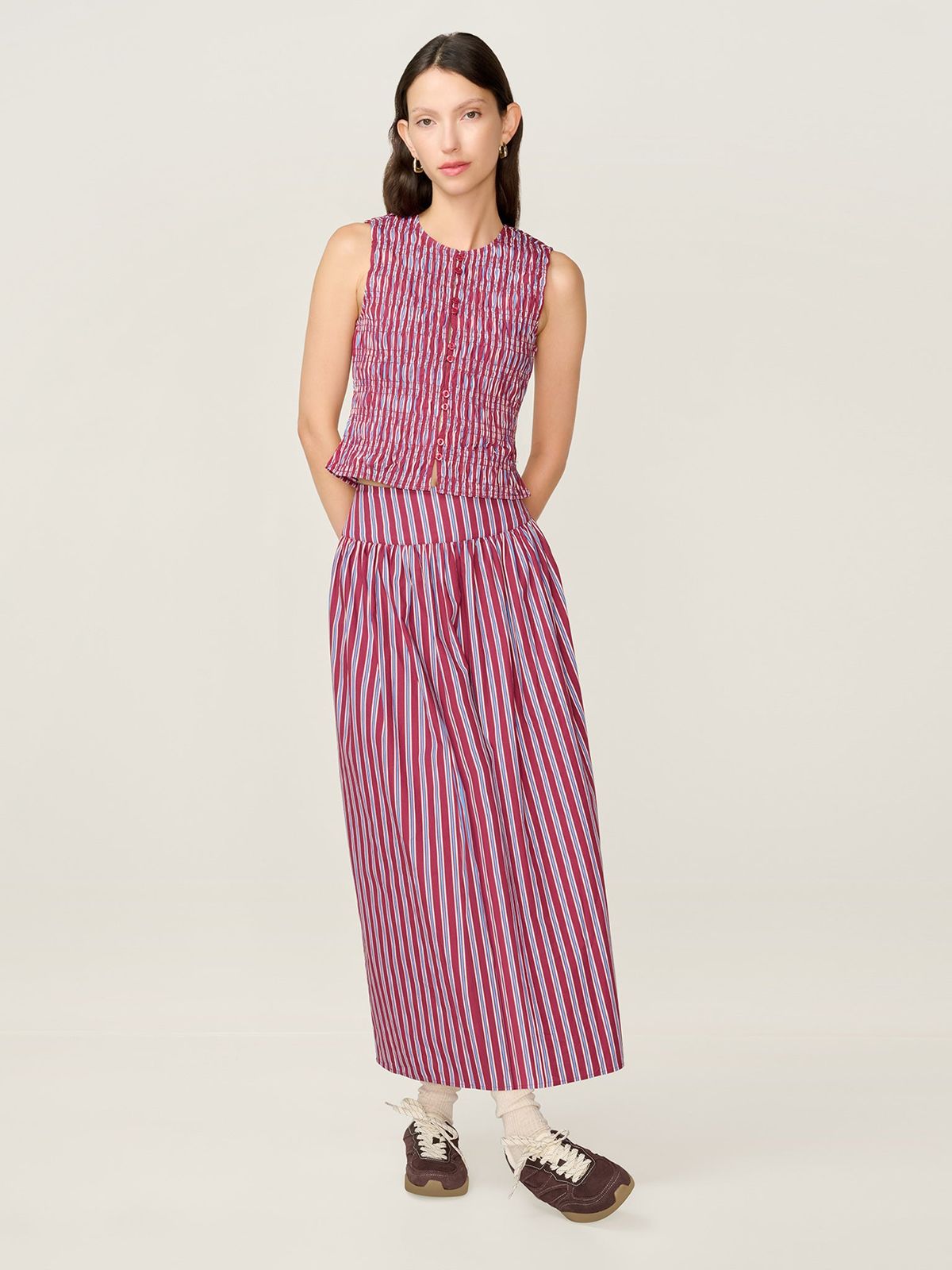 Darcie Skirt in Stripe