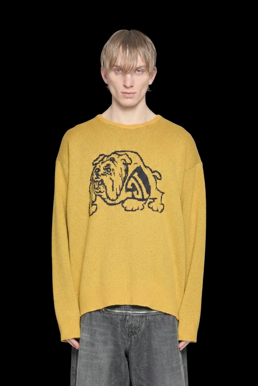 BULLDOG JUMPER - MUSTARD