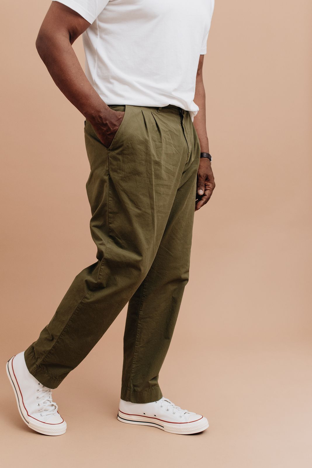 Archive New Twill Pleated Trouser