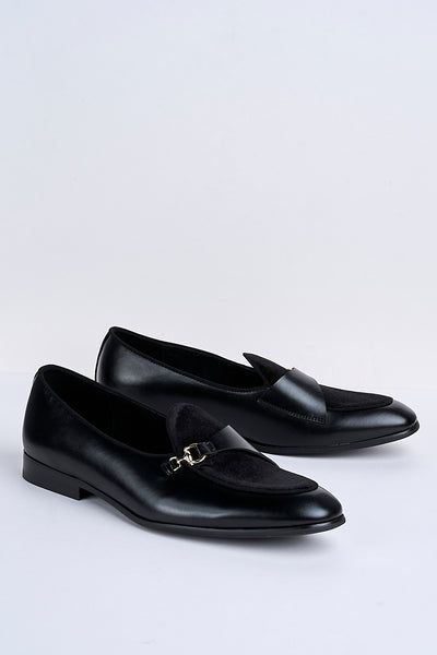 Alessandro Bit-Detail Loafers – Noir Prestige