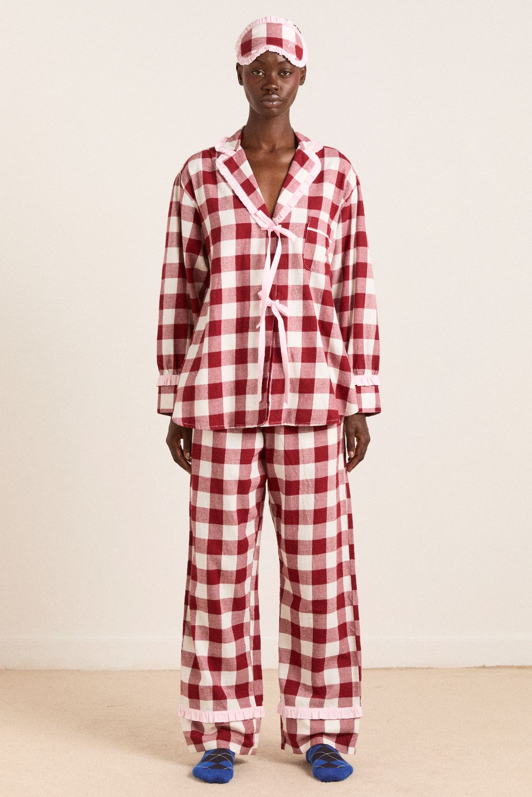 Antonella Pj Set - Burg Gingham