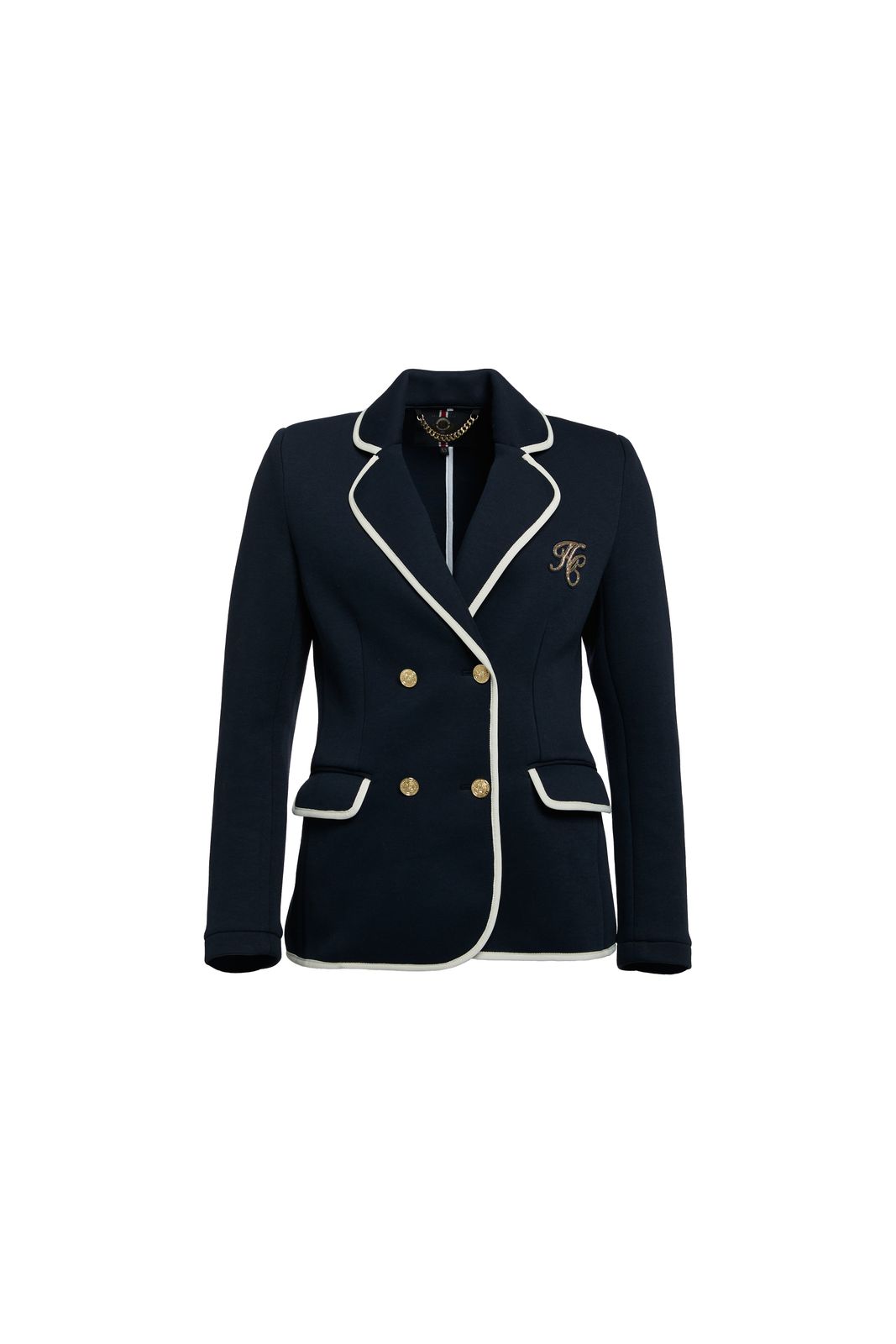 Henley Double Breasted Blazer (ink Navy)