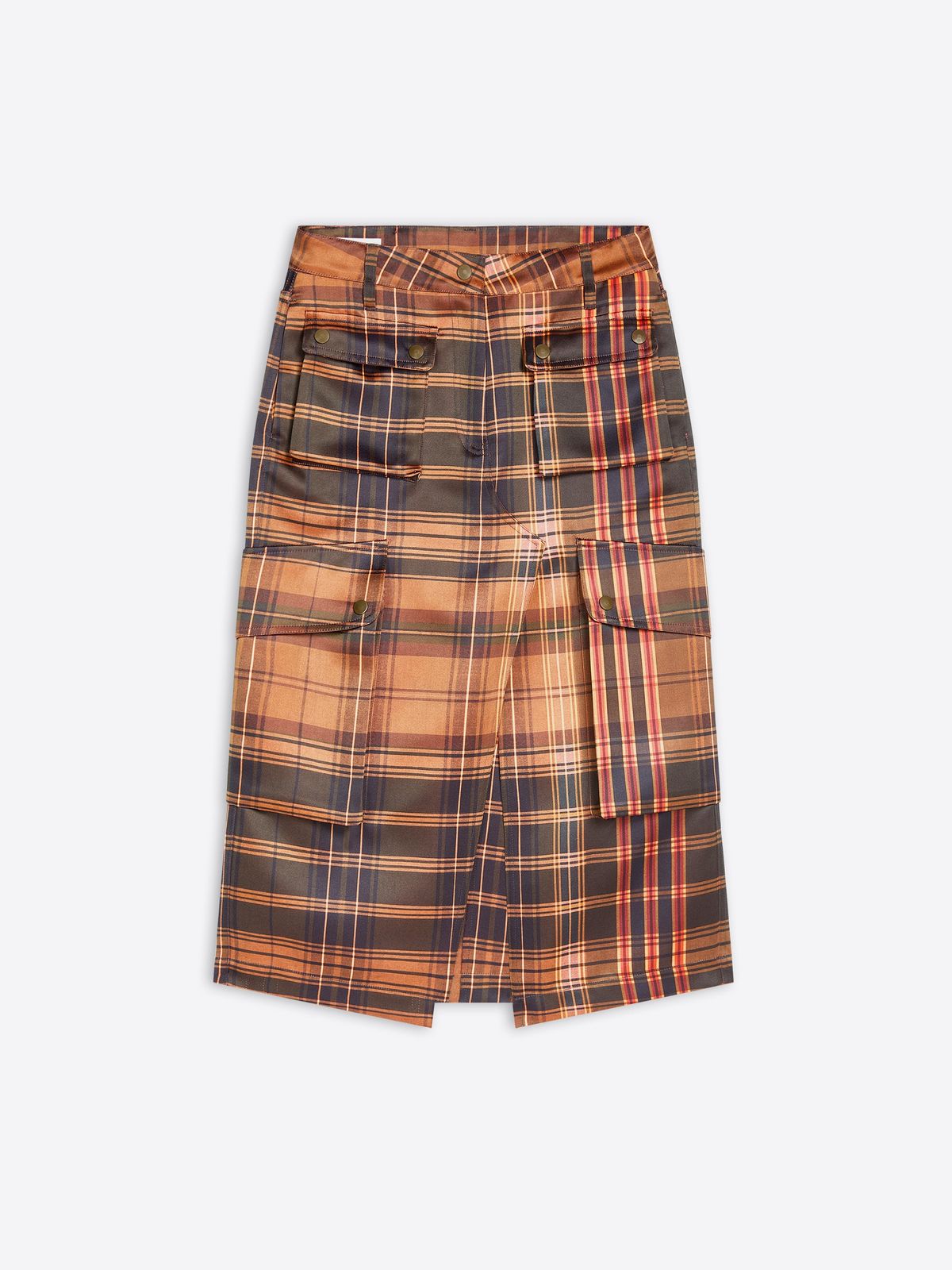 Checked cargo skirt