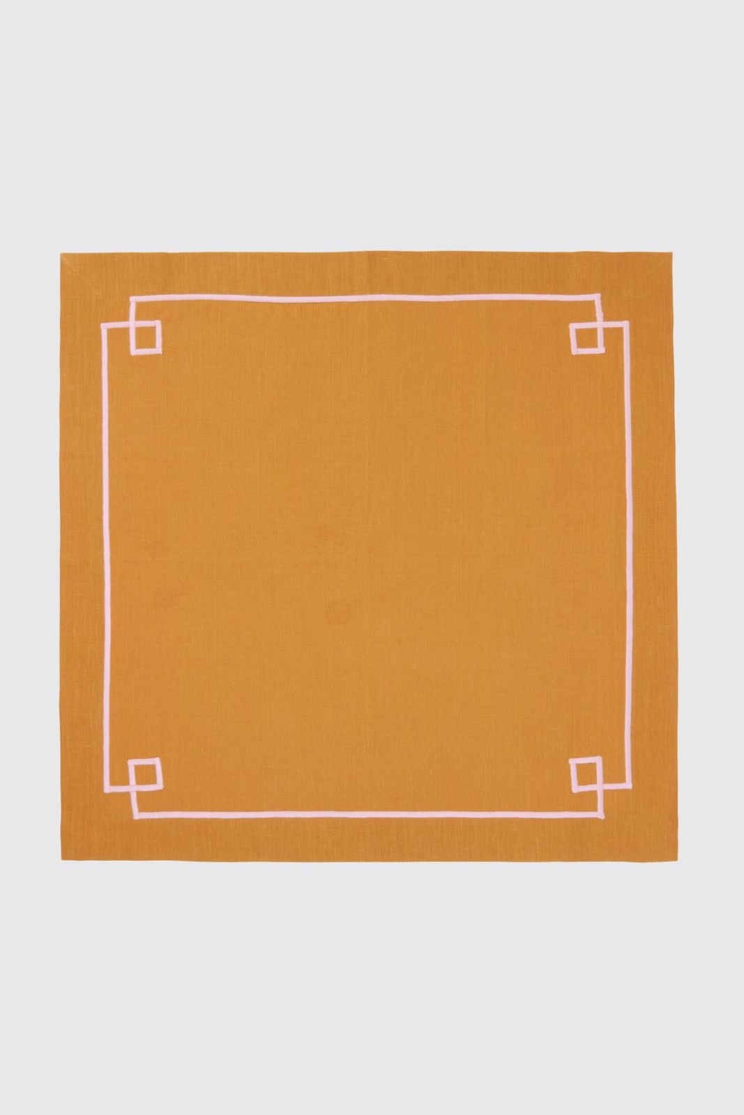 Set of 4 Inverted Aztec Napkins in Zafferano Linen