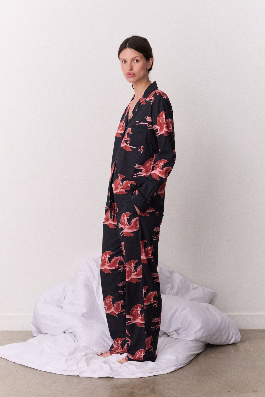 Long Set Moon Leap Navy/Pink