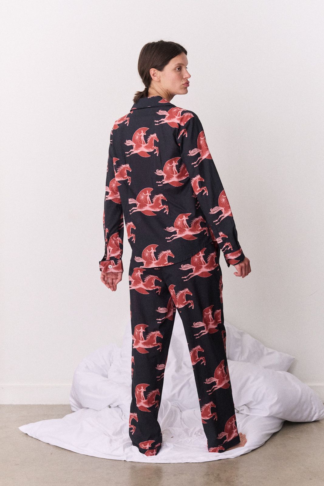Long Set Moon Leap Navy/Pink
