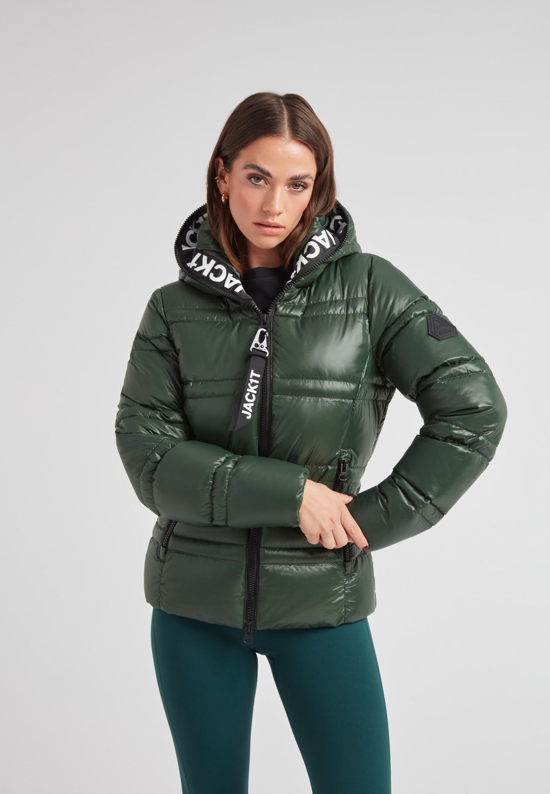 R4D Tramline Puffer Racer Jacket Lux Emerald