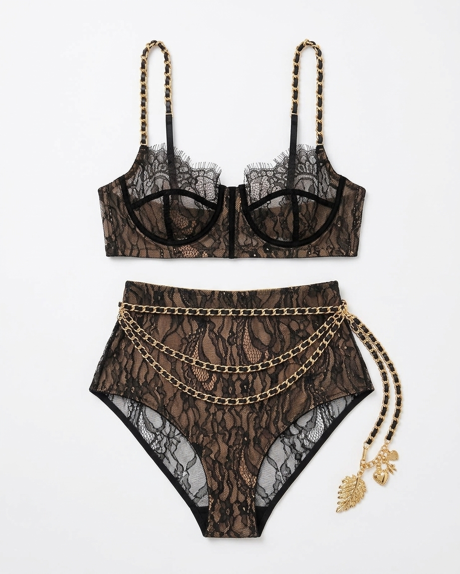Francesca Shorts Set Black