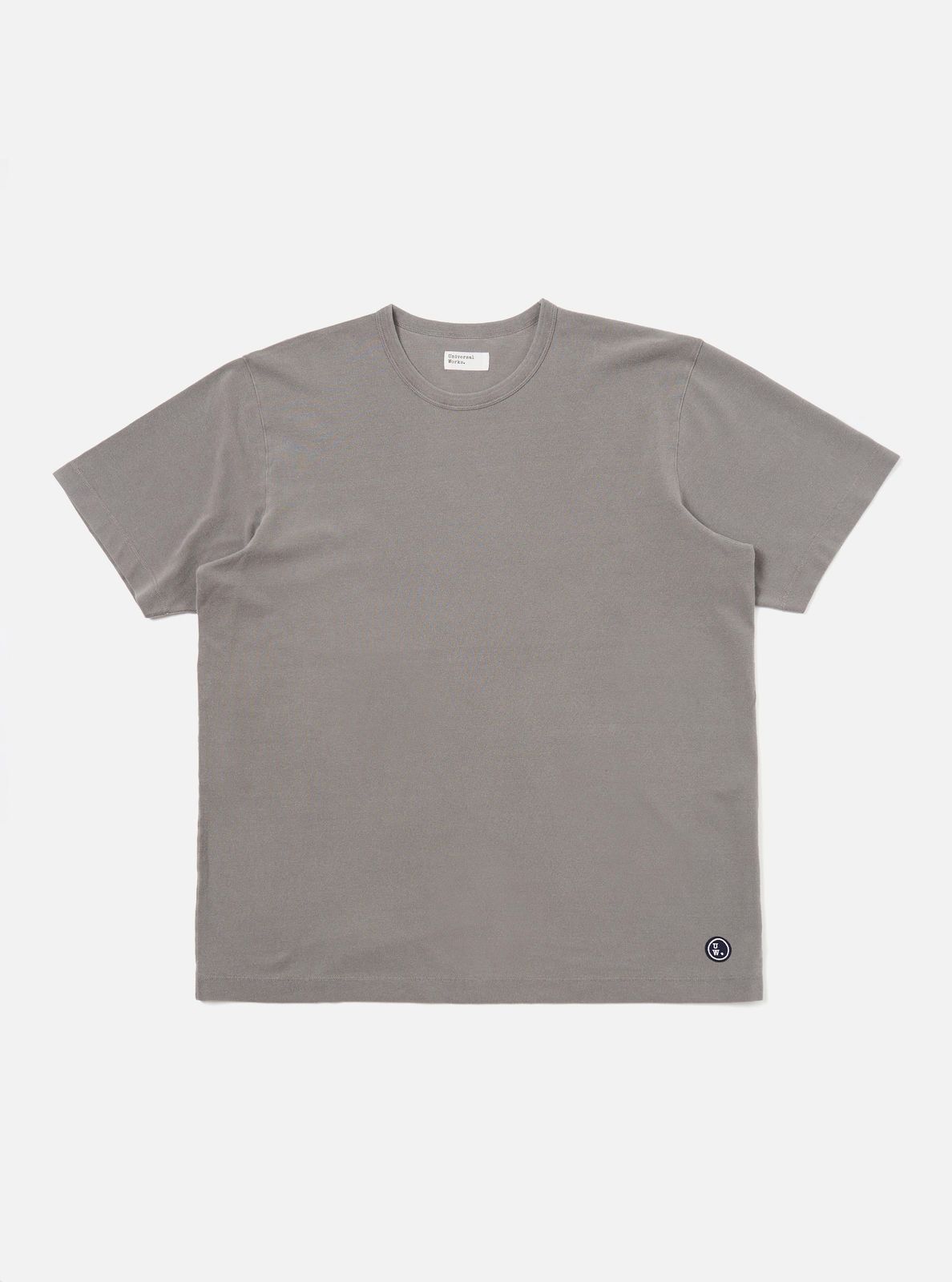 Mid Grey Piquet Core Tee