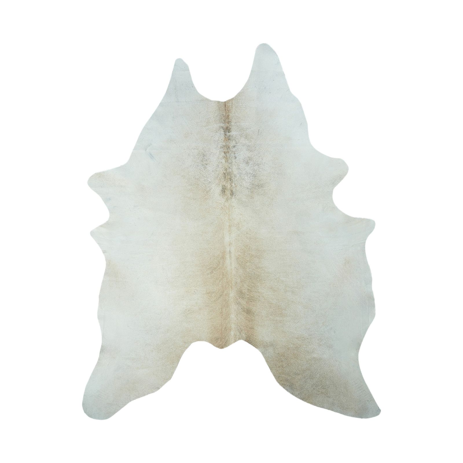 Cowhide Rug - Beige & White (220cm x 175cm)