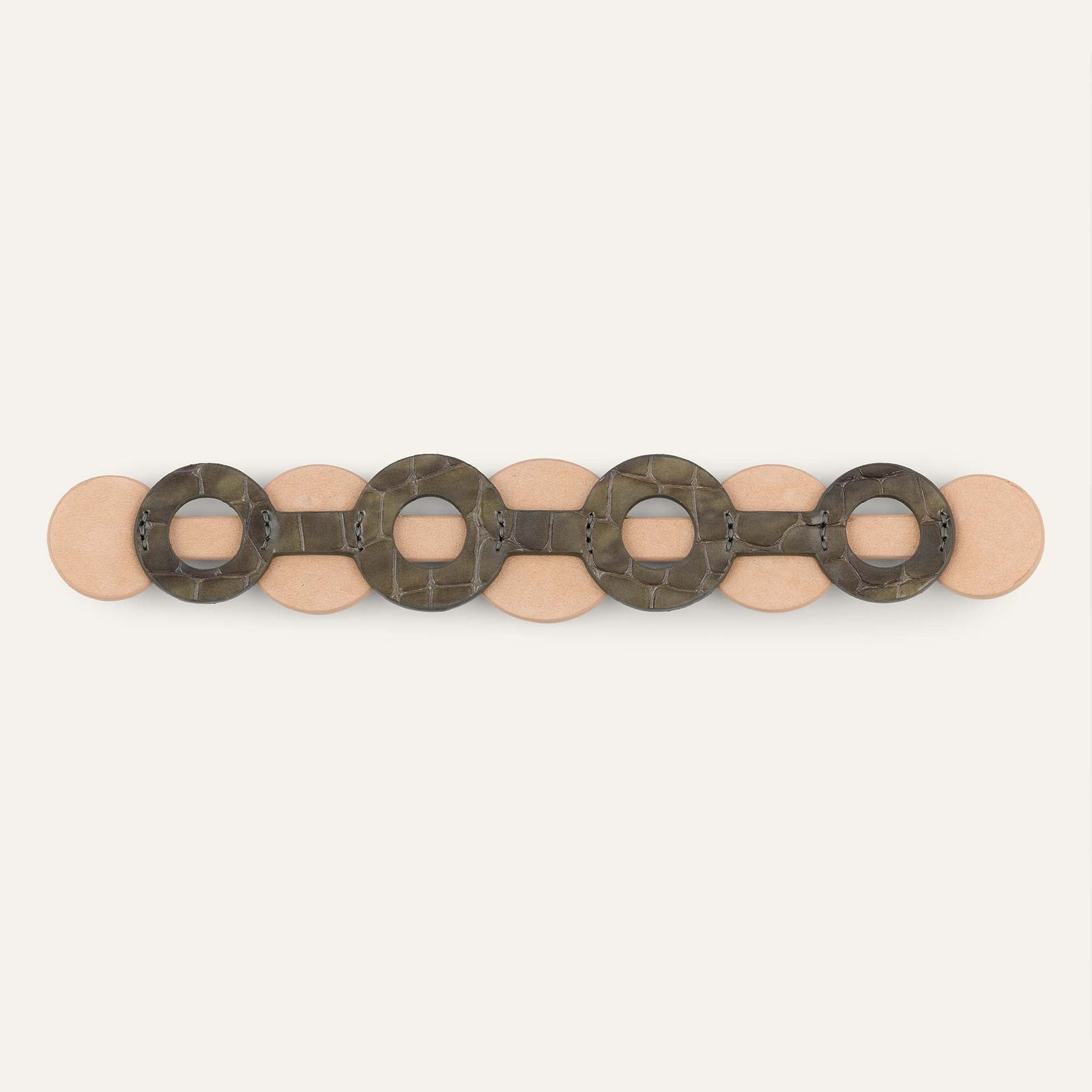Deco Duo Classic | Flint Patent with Gold hardware