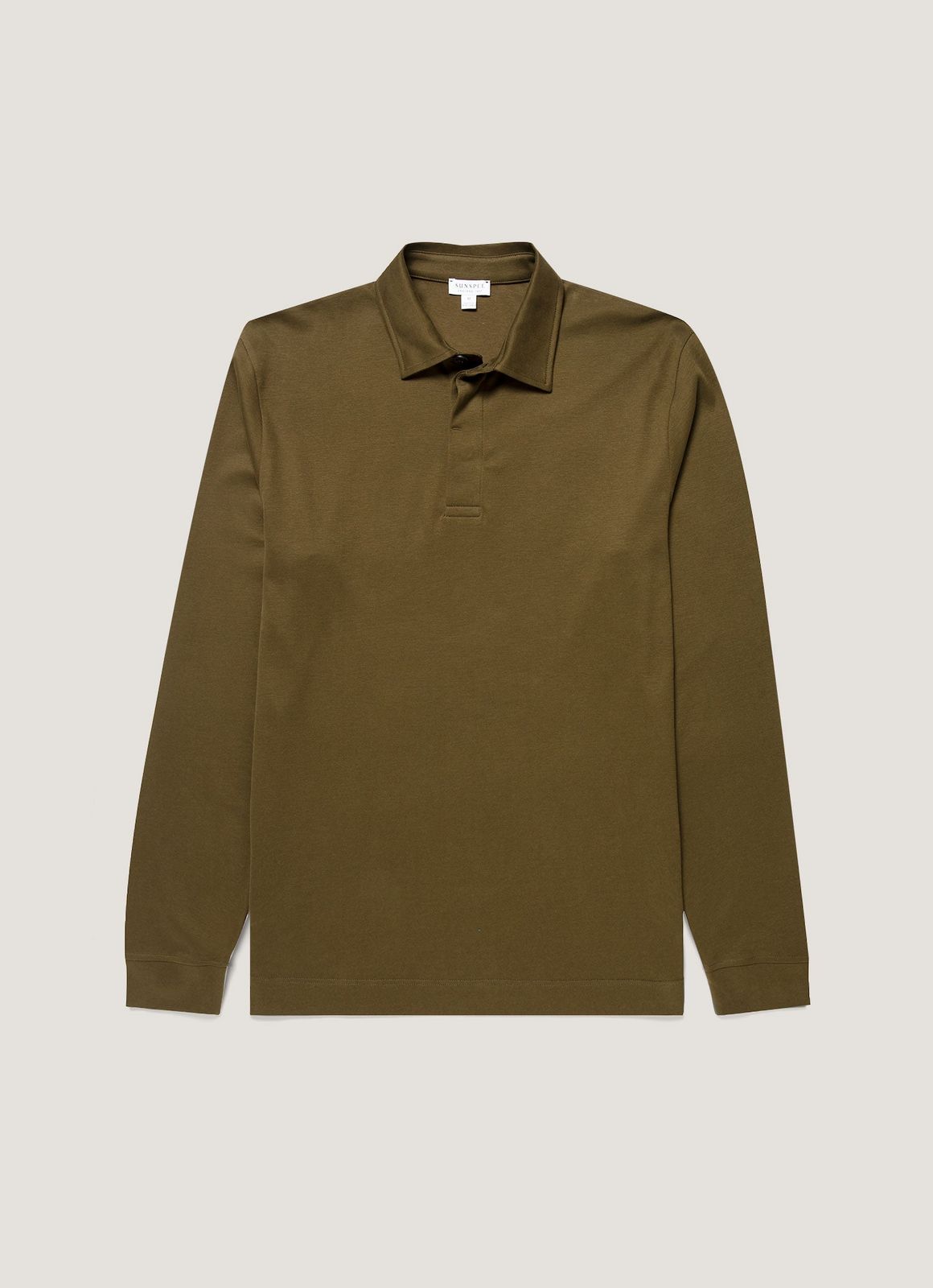 Men's Heavyweight Rugby Polo Shirt in Loden Green