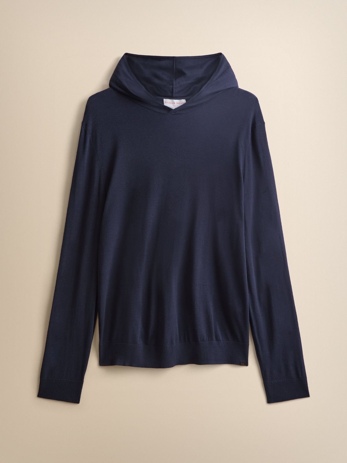 Orson Superfine Merino Wool Hoodie Navy Blue