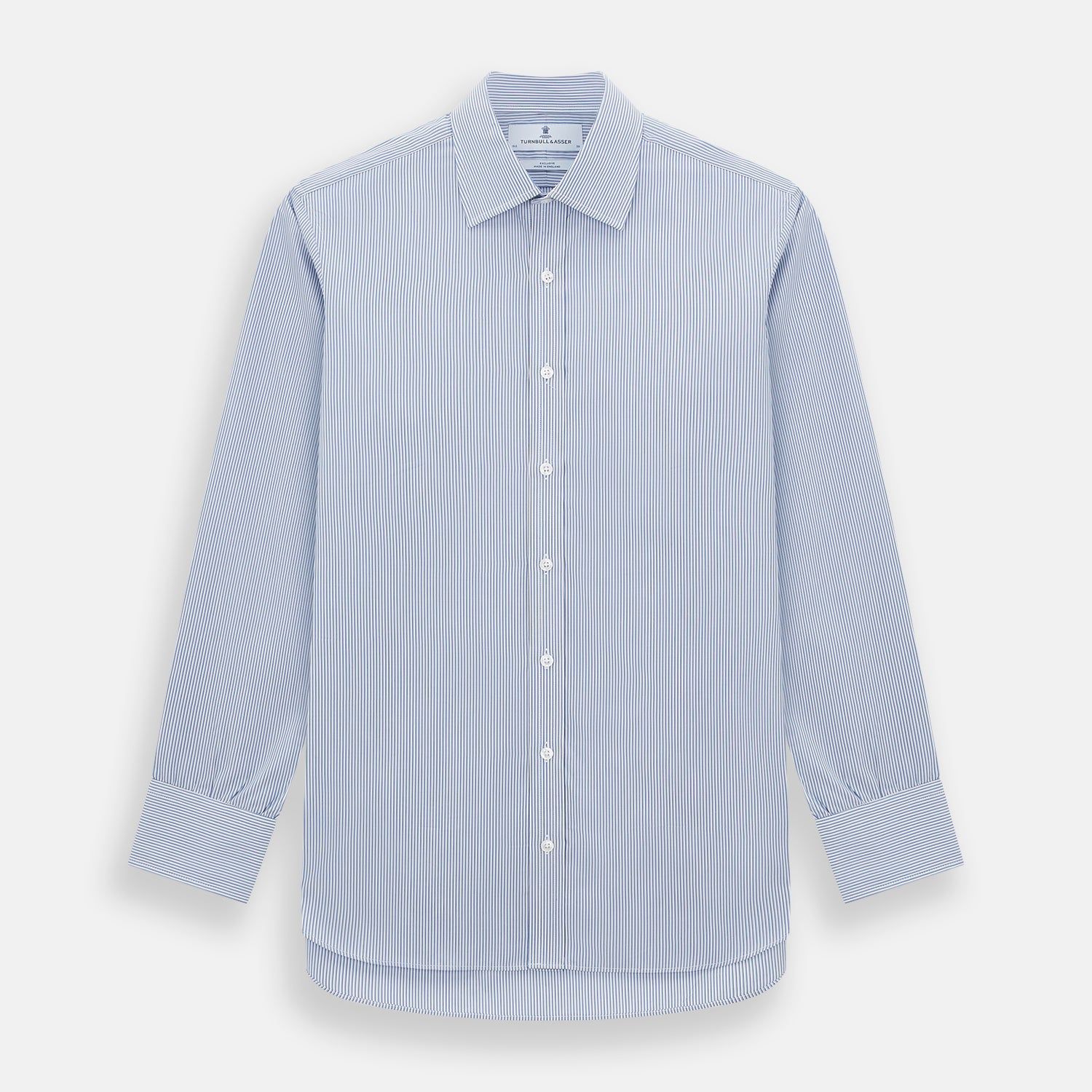 Pale Blue Pinstripe Mayfair Shirt