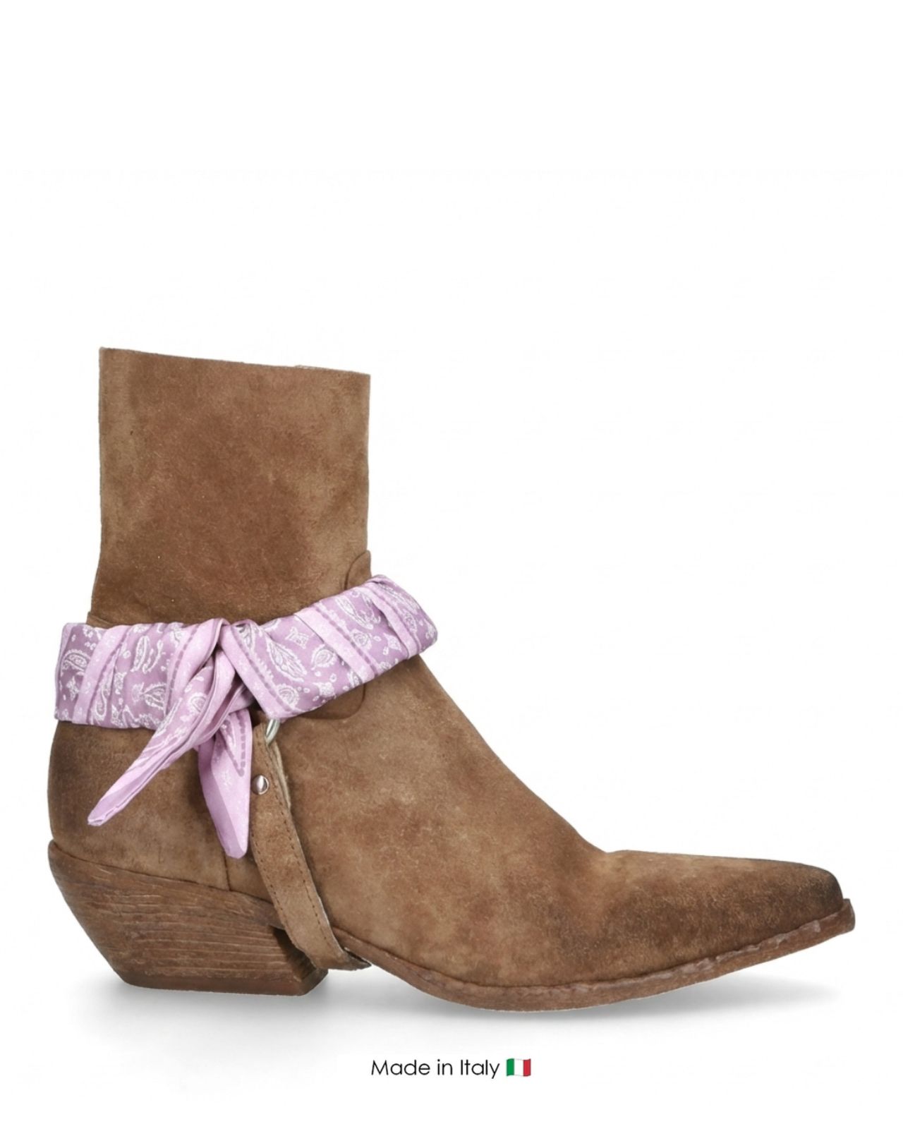 E4920 Boots Velour Camel