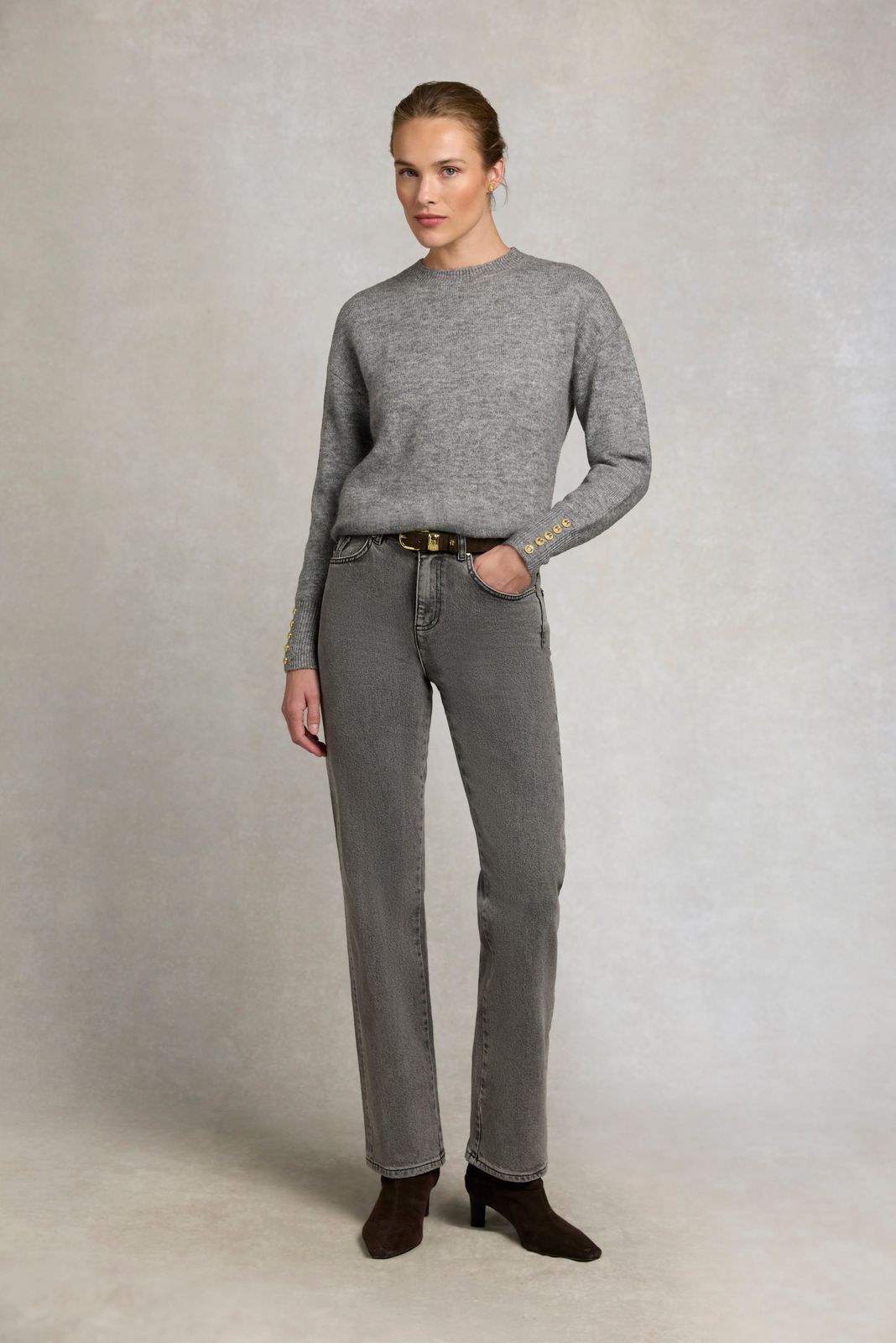 Classic Straight Jean (Vintage Grey)
