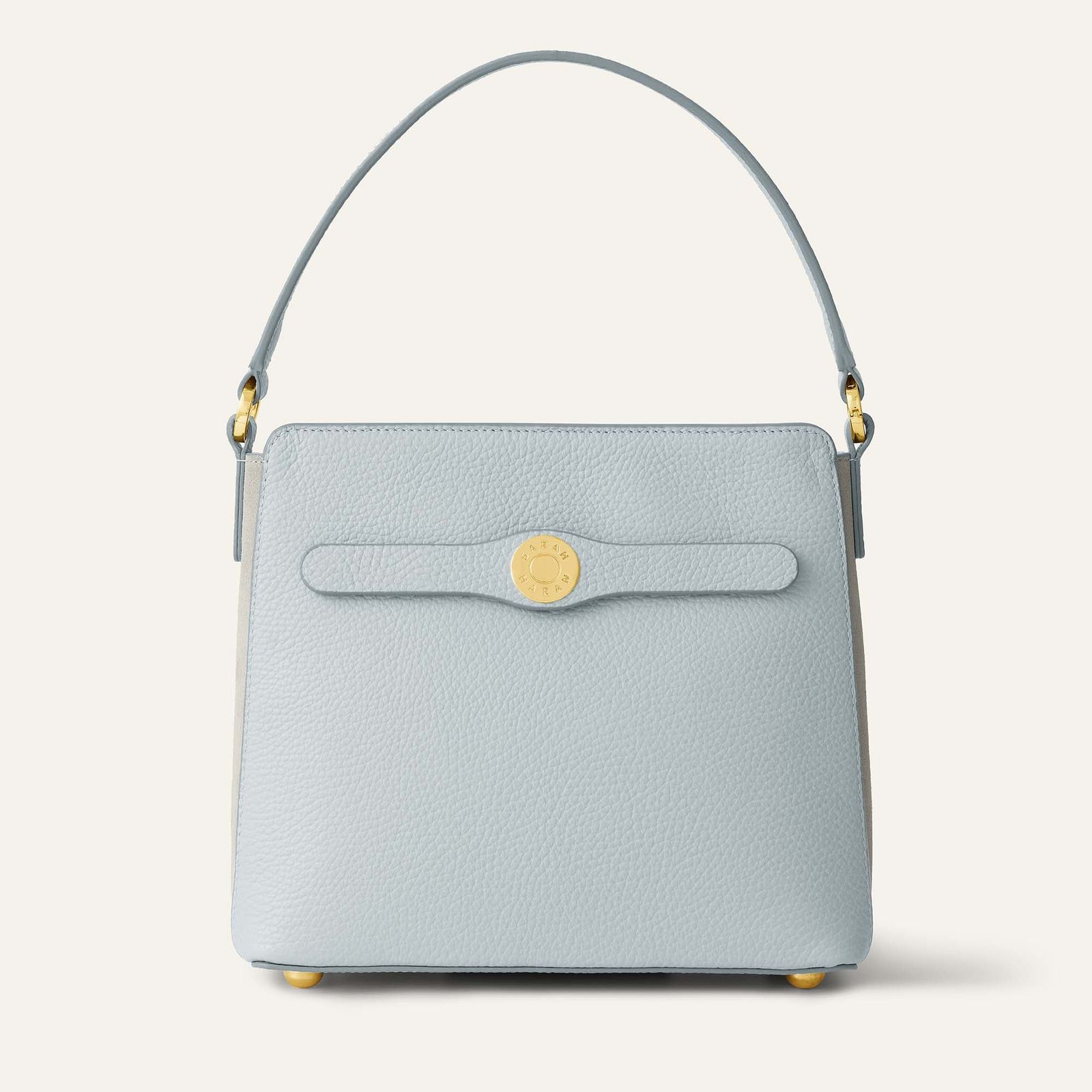Rosa Handbag | Pearl Grey Duo with Gold hardware