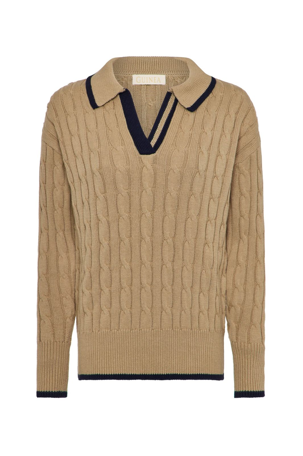 Ottie Collared Fawn Sweater