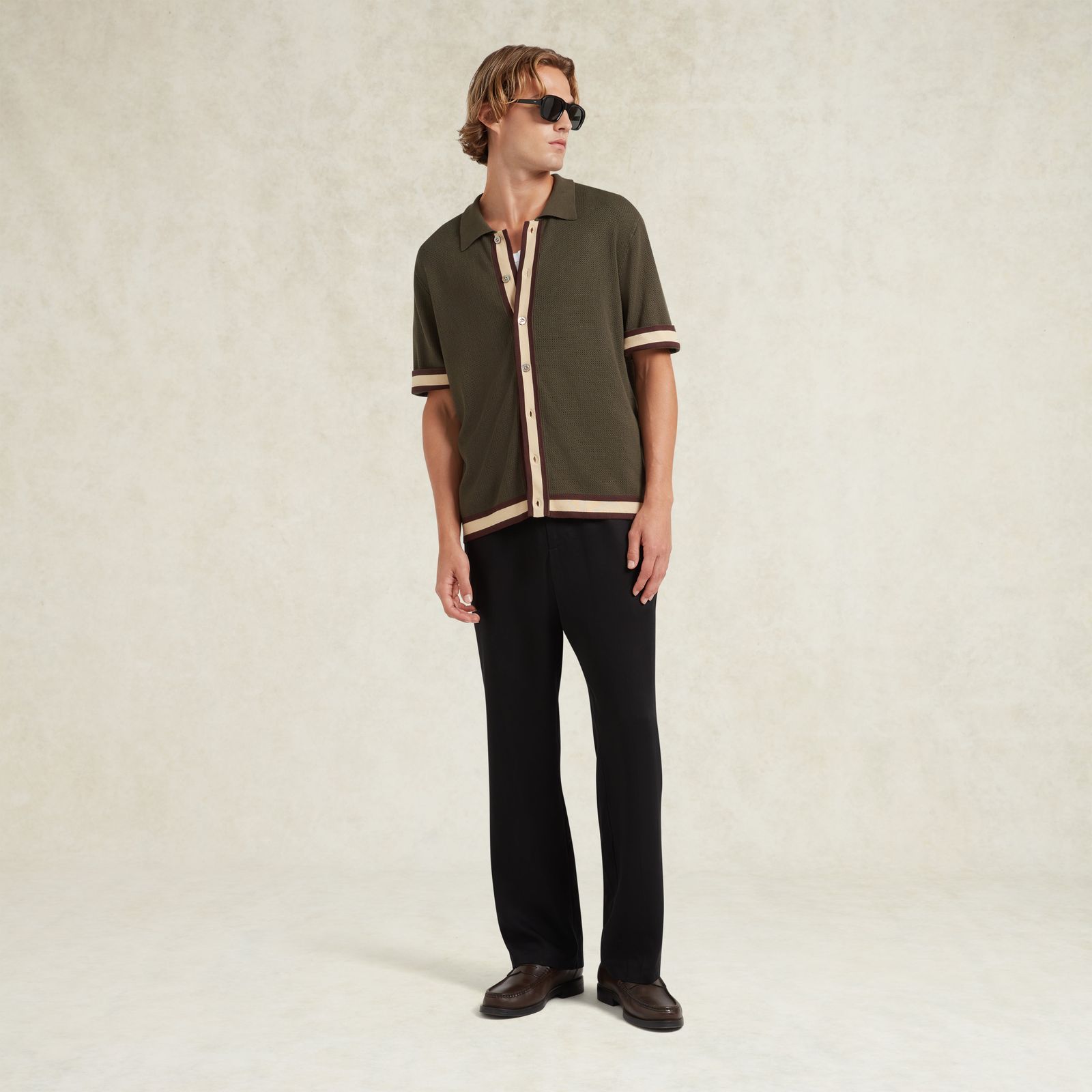 Alvaro Knitted Shirt - Khaki