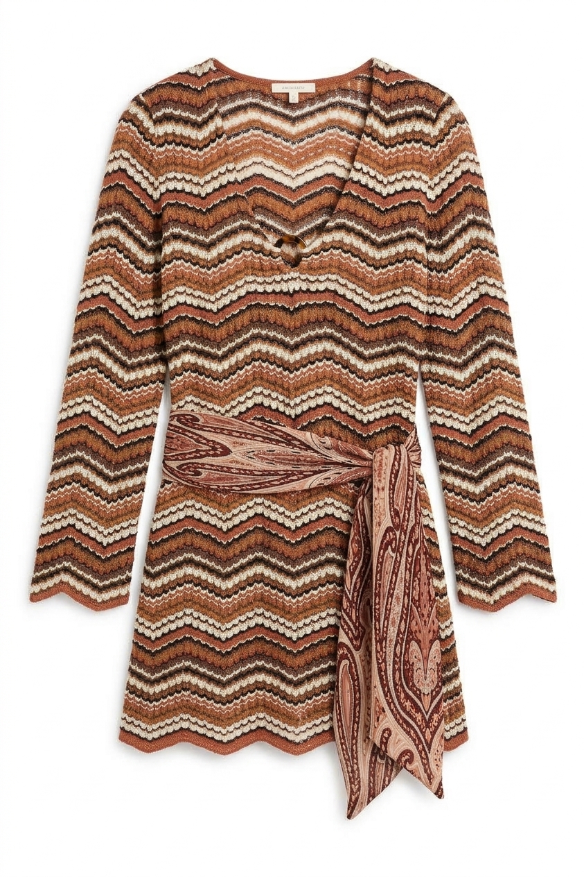 Ivia - Maria Chevron Brown