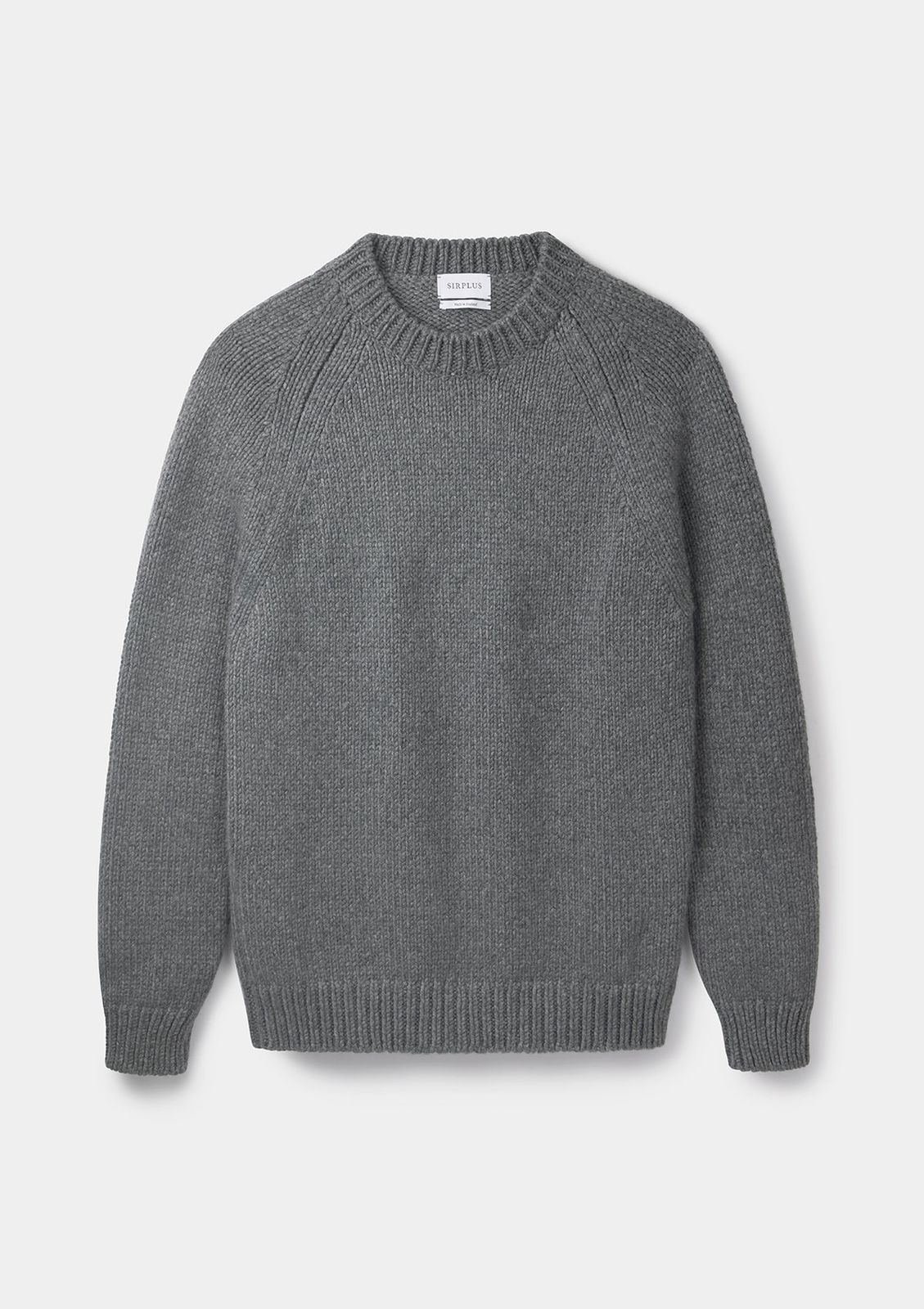 Ash Grey Chunky Cashmere Jumper