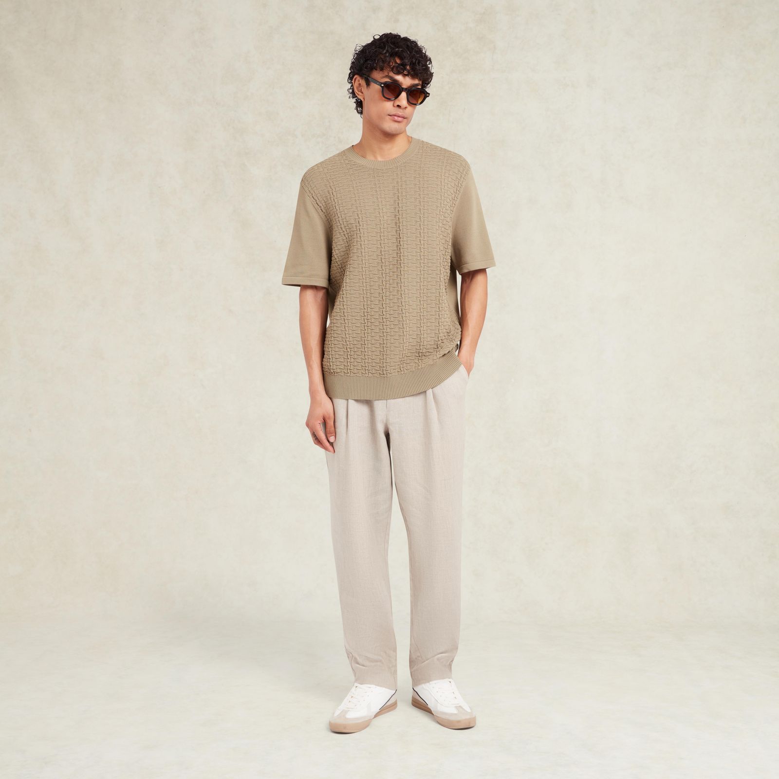 Links Knit T-Shirt - Sage