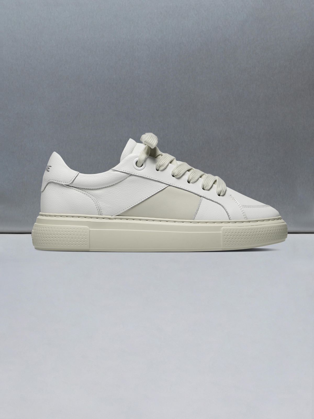 Chunky Stripe Essential Trainer in White