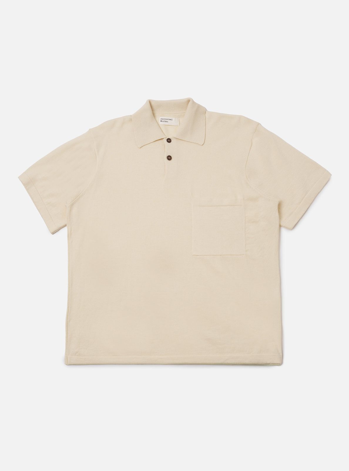 Ecru Woolcot Bio S/S Pullover Knit Shirt II