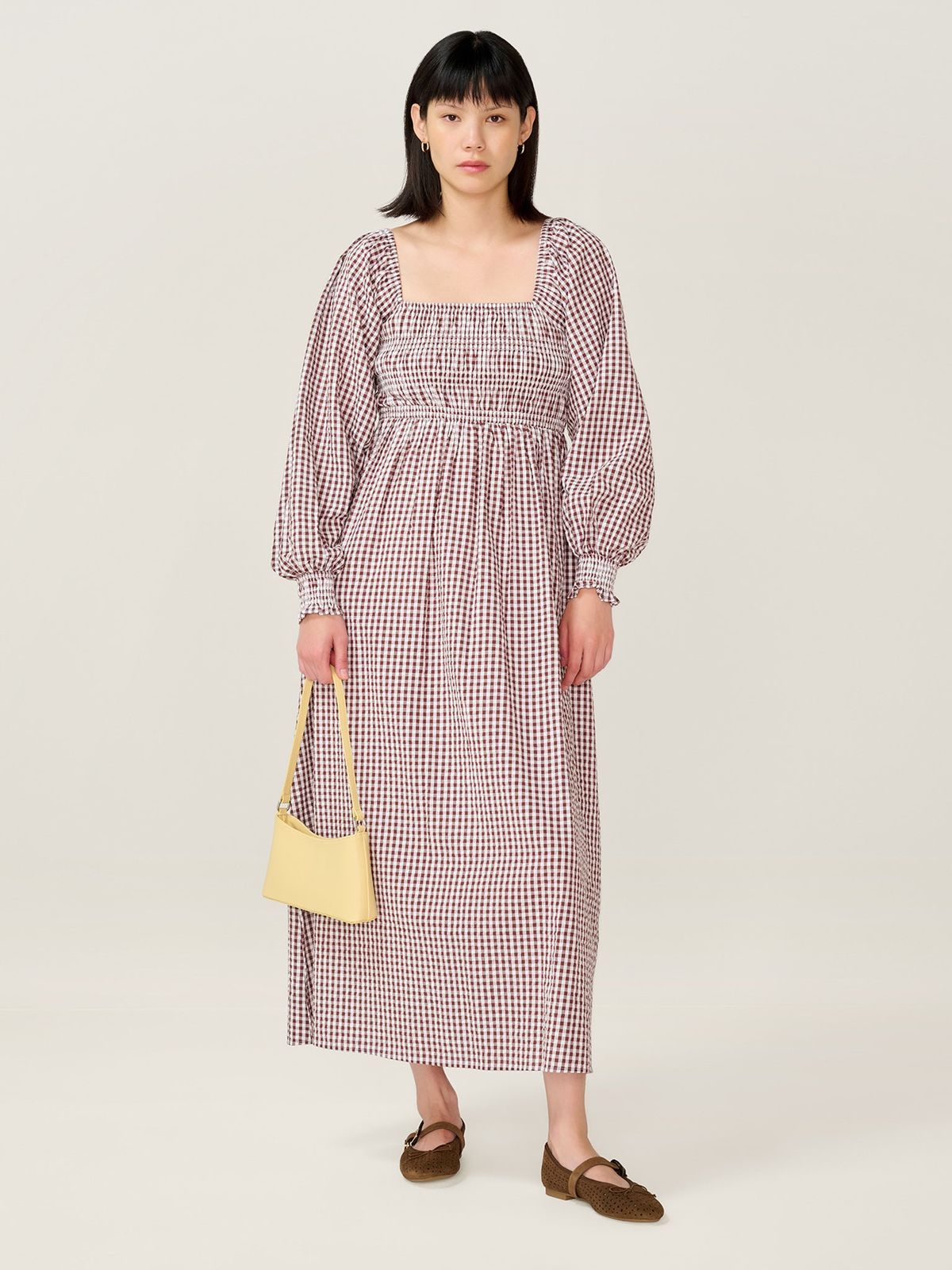 Amaryllis Dress in Chocolate