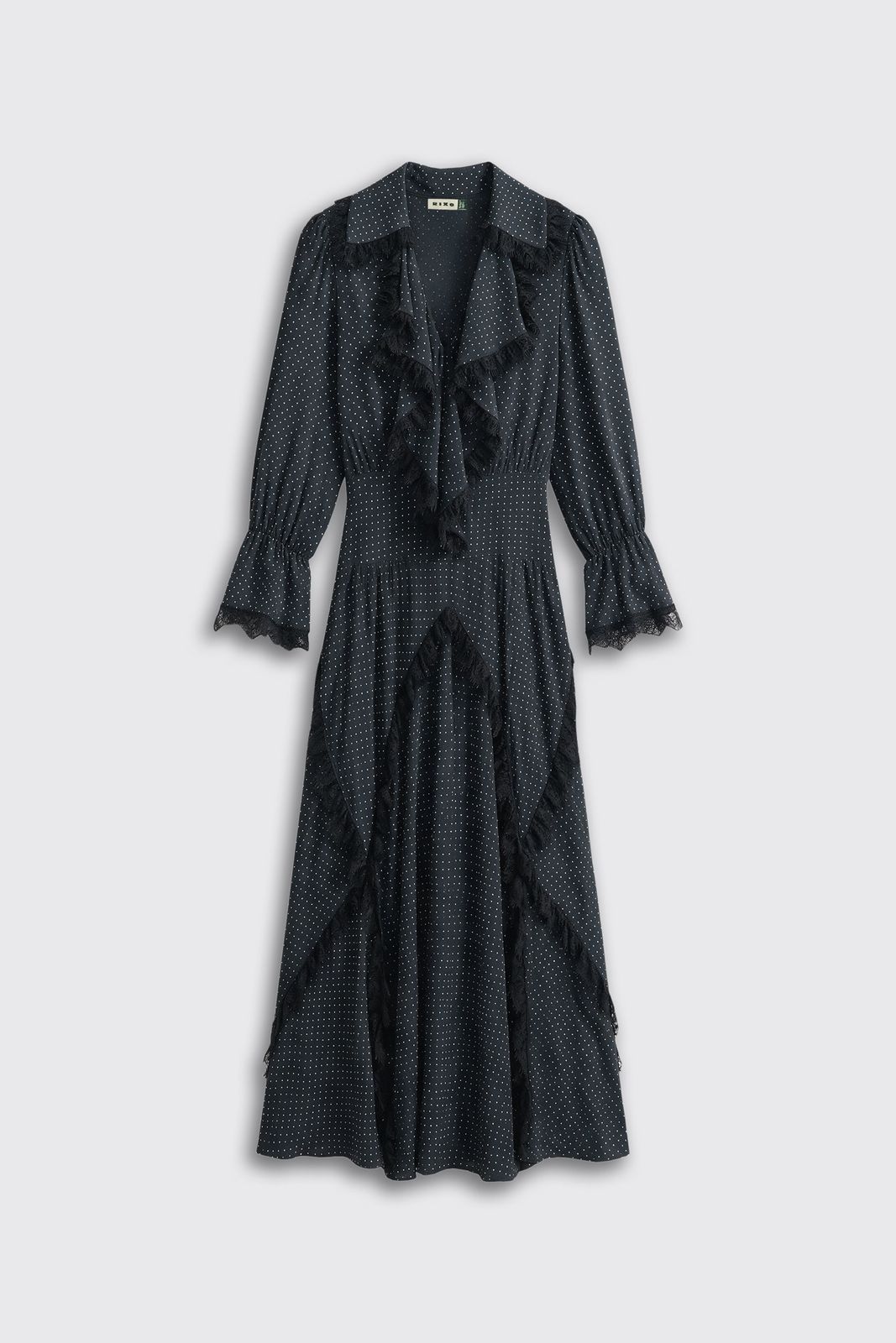 Aerin -  Micro Polka Dot Black