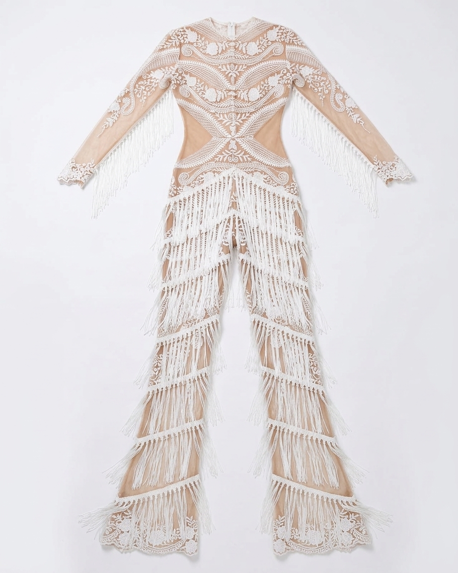 Roma Jumpsuit In Ivory