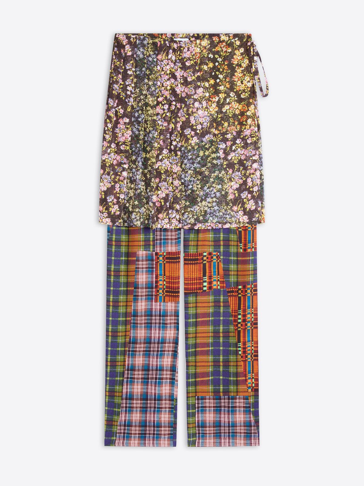 Viscose skirt pants